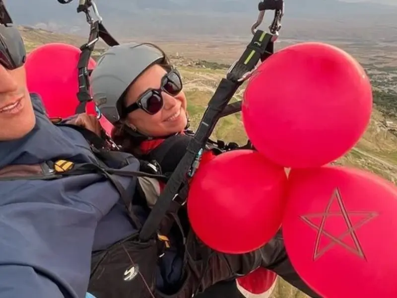 Paragliding photo, Nid d'Aigle guide 6